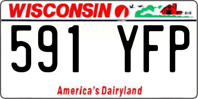 WI license plate 591YFP