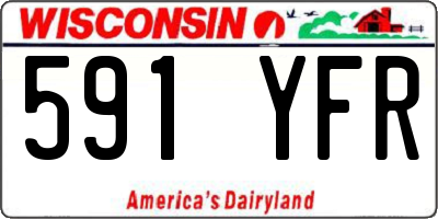 WI license plate 591YFR
