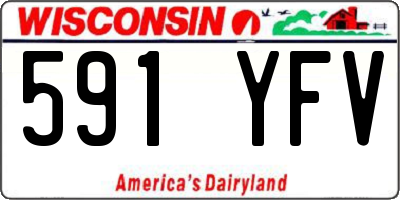 WI license plate 591YFV