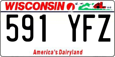 WI license plate 591YFZ