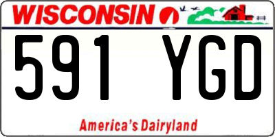 WI license plate 591YGD