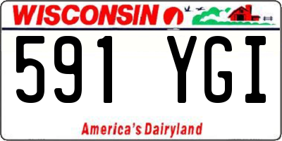 WI license plate 591YGI