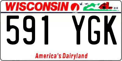 WI license plate 591YGK