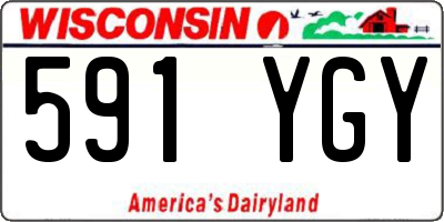 WI license plate 591YGY