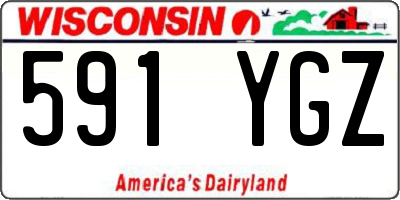 WI license plate 591YGZ