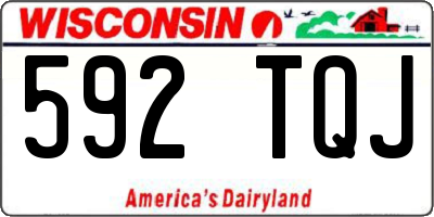 WI license plate 592TQJ