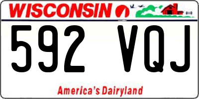 WI license plate 592VQJ