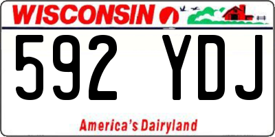 WI license plate 592YDJ