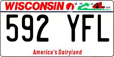 WI license plate 592YFL