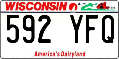 WI license plate 592YFQ