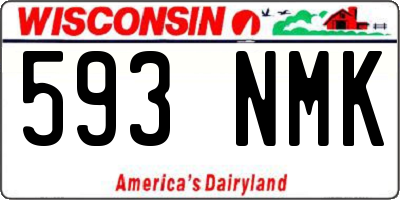 WI license plate 593NMK