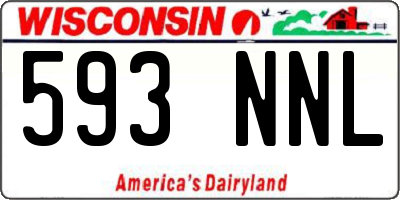 WI license plate 593NNL