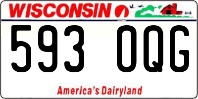 WI license plate 593OQG