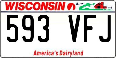 WI license plate 593VFJ