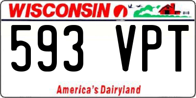 WI license plate 593VPT