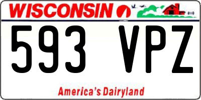 WI license plate 593VPZ