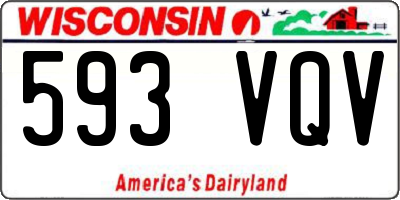 WI license plate 593VQV