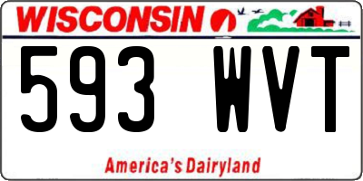 WI license plate 593WVT