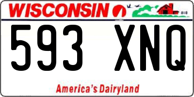 WI license plate 593XNQ