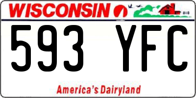 WI license plate 593YFC