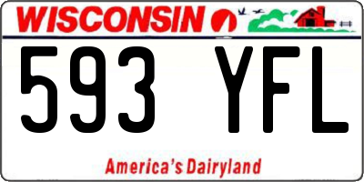 WI license plate 593YFL