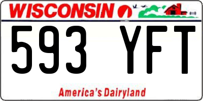 WI license plate 593YFT