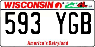 WI license plate 593YGB