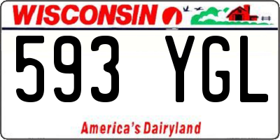 WI license plate 593YGL