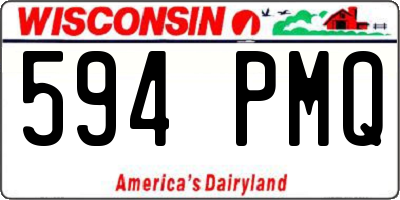 WI license plate 594PMQ