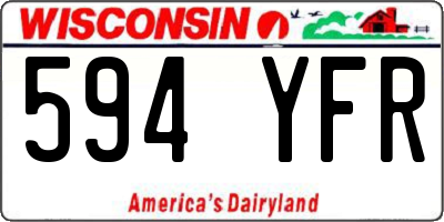 WI license plate 594YFR