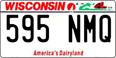 WI license plate 595NMQ