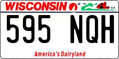 WI license plate 595NQH