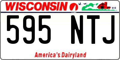 WI license plate 595NTJ