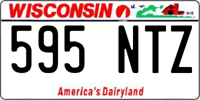 WI license plate 595NTZ