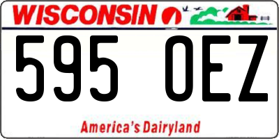 WI license plate 595OEZ