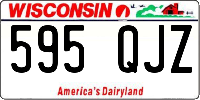 WI license plate 595QJZ
