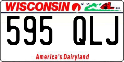 WI license plate 595QLJ