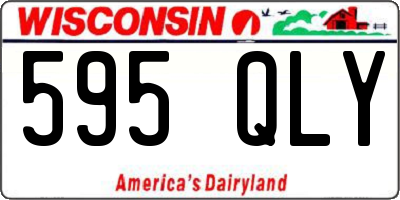 WI license plate 595QLY