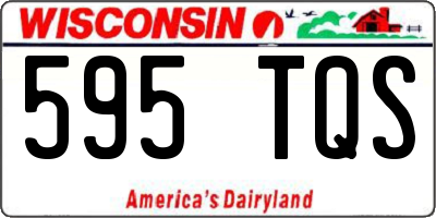WI license plate 595TQS