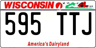 WI license plate 595TTJ