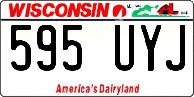WI license plate 595UYJ