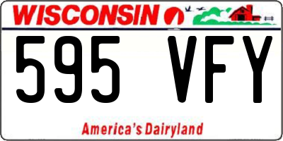 WI license plate 595VFY
