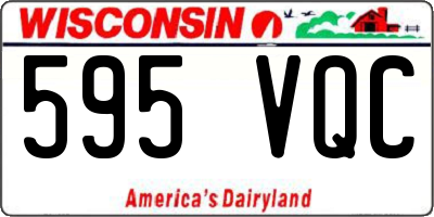 WI license plate 595VQC