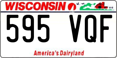 WI license plate 595VQF