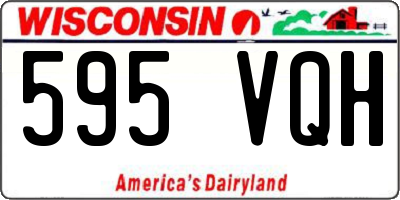 WI license plate 595VQH
