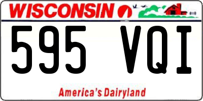 WI license plate 595VQI