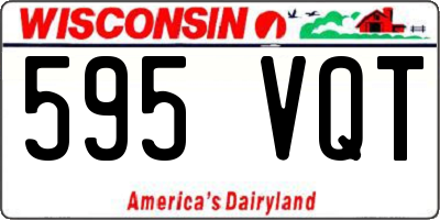 WI license plate 595VQT