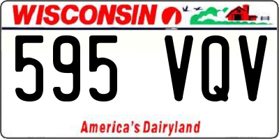 WI license plate 595VQV