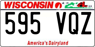WI license plate 595VQZ