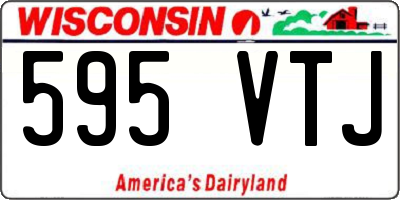 WI license plate 595VTJ